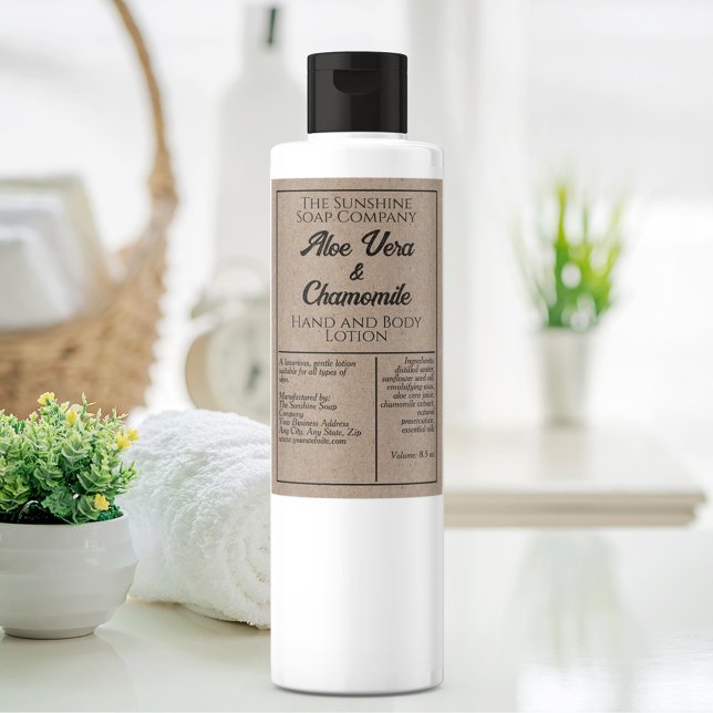 Pour Bocaux Étiquette de bouteille de cosmétique imperméable d (Créateur téléchargé)