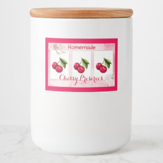 Pour Bocaux Étiquette de canne Cerry Preserve