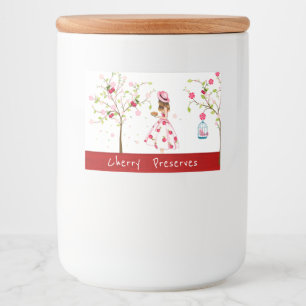 Pour Bocaux Étiquette de canne Cerry Preserve