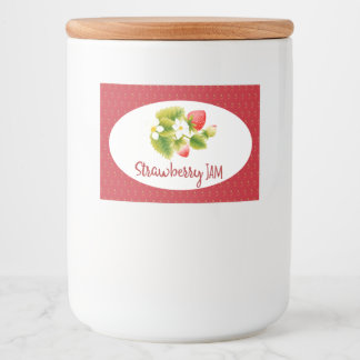 Pour Bocaux Étiquette de canne de confiture de fraises
