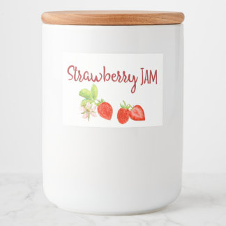 Pour Bocaux Étiquette de canne de confiture de fraises