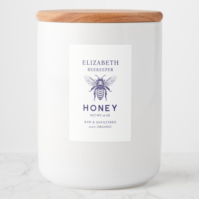 Pour Bocaux Étiquette de conservation personnalisée couleur mi (Devant)