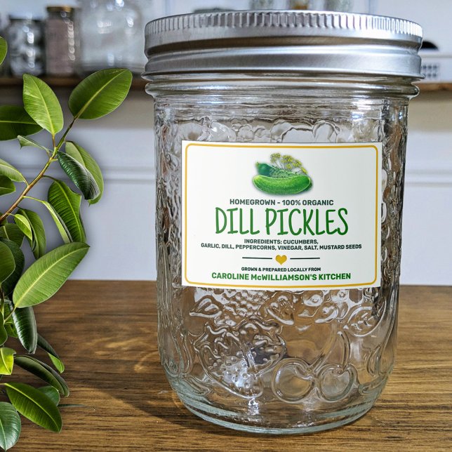 Pour Bocaux Étiquette de conserve de pickles (Créateur téléchargé)