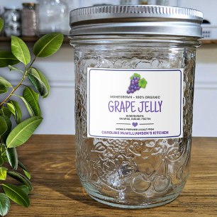 Pour Bocaux Étiquette de conserve de raisin