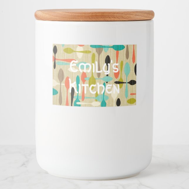 Pour Bocaux Étiquette de conteneur alimentaire personnalisé (Devant)