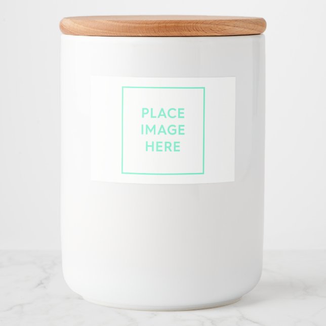 Pour Bocaux Étiquette de conteneur alimentaire personnalisé (3 (Devant)