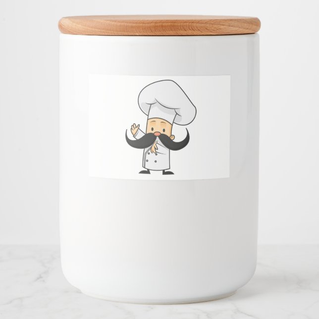 Pour Bocaux Étiquette de conteneur alimentaire personnalisé (3 (Devant)