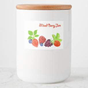 Pour Bocaux Étiquette de mise en boîte de confiture mélang