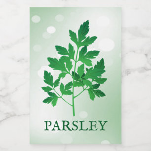 Pour Bocaux Étiquette de persil Herbs