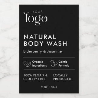 Pour Bocaux Étiquette de produit cosmétique moderne et waterpr