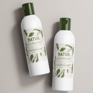 Pour Bocaux Étiquette de produit cosmétique Motif moderne bota