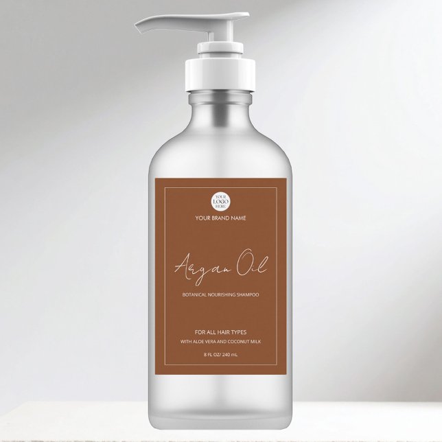 Pour Bocaux Étiquette de produit de bouteille avant logo d'ent (Créateur téléchargé)