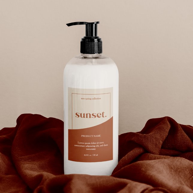 Pour Bocaux Étiquette de produits Logo Moderne (Créateur téléchargé)