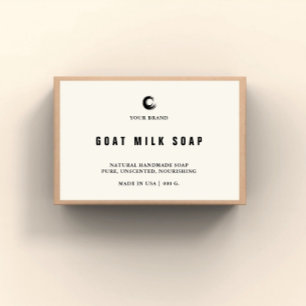 Pour Bocaux Étiquette de savon artisanale