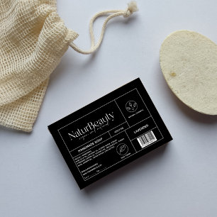 Pour Bocaux Étiquette de savon cosmétique de produit moderne
