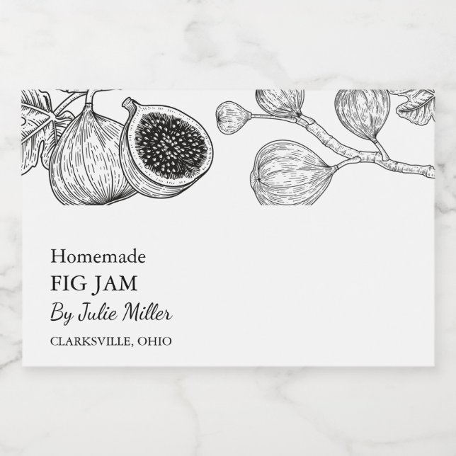Pour Bocaux Étiquette simple de jambe noir et blanc (Étiquettes simples)