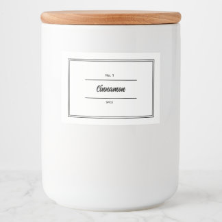 Pour Bocaux Herbes Et Épices Étiquette Jar