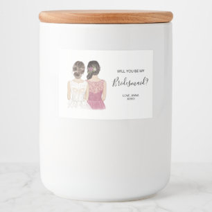 Pour Bocaux Illustré serez-vous mon étiquette de la chandelle