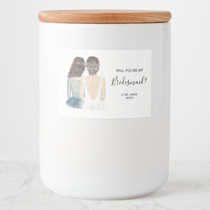 Pour Bocaux Illustré serez-vous mon étiquette de servante