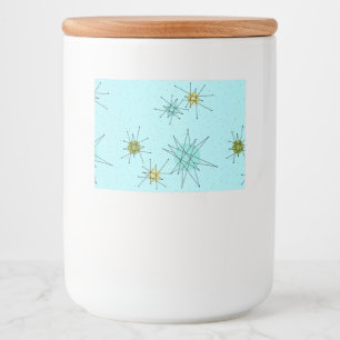 Pour Bocaux Robin's Oeuf Blue Starbursts Food Étiquette