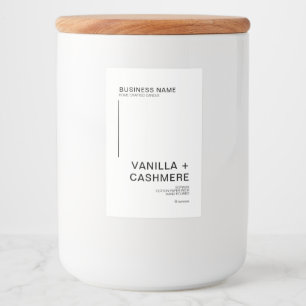 Pour Bocaux Simple moderne minimaliste Étiquette de bougie