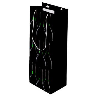 Pour Bouteille Bouteilles de vin Sac cadeau de vin noir