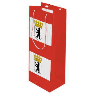 Pour Bouteille Drapeau de Berlin Vin Sac cadeau