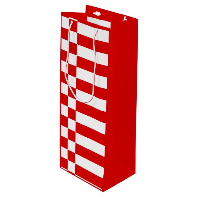 Pour Bouteille Drapeau de Bremen Vin Sac cadeau (Devant Angle)