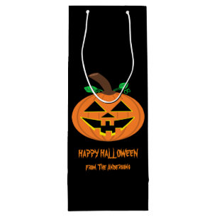 Pour Bouteille Happy Halloween Sac cadeau Citrouille