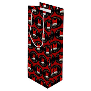 Pour Bouteille Lourd Métal Noël Moyen Cadeau Sac