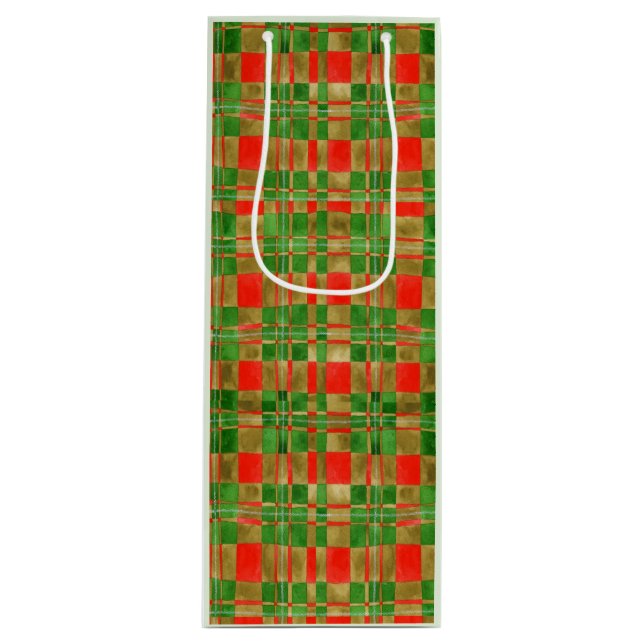 Pour Bouteille MAC GREGOR TARTAN Vin Sac cadeau (Devant)