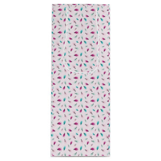Pour Bouteille Pink Twinkle Lights Vin Sac cadeau