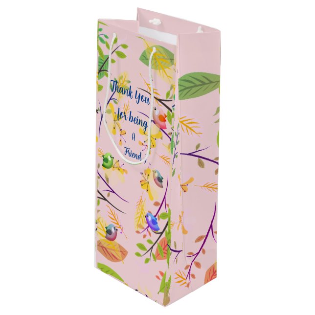 Pour Bouteille Remontez le Moral - Sac Cadeau Vin (Devant Angle)