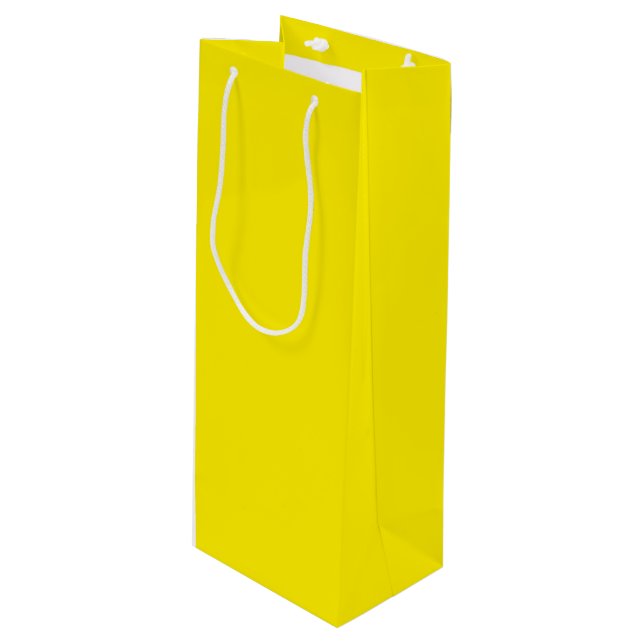Pour Bouteille Sac cadeau canari de vin jaune (Devant Angle)