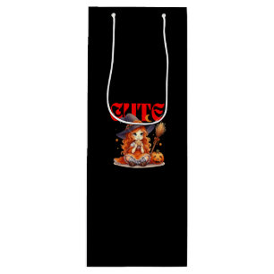 Pour Bouteille Sac cadeau de sorcière Halloween