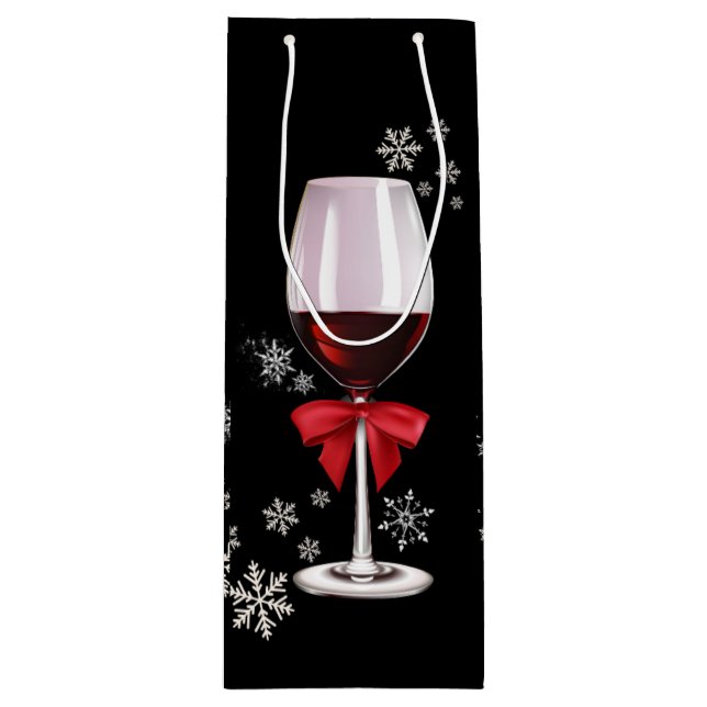 Pour Bouteille Sac cadeau de vin adorable (Devant)