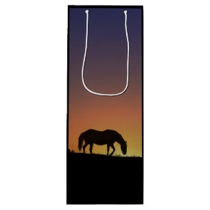 Pour Bouteille Sac cadeau de vin de cheval