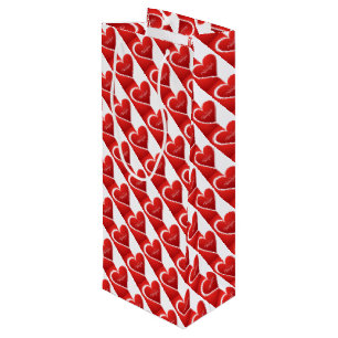 Pour Bouteille Sac cadeau de vin de la journée Valentines