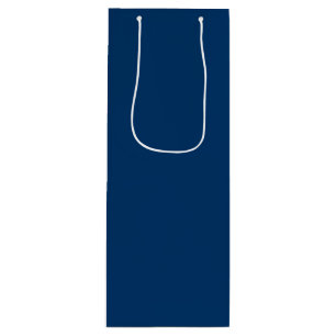 Pour Bouteille Sac cadeau Midnight Blue - Emballage personnalisab