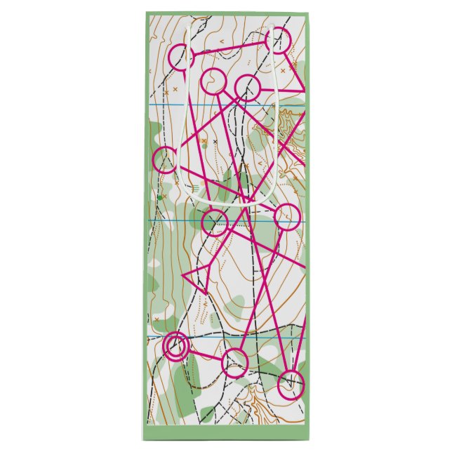 Pour Bouteille Sac cadeau personnalisé - Vin - Cours d'orientatio (Devant)