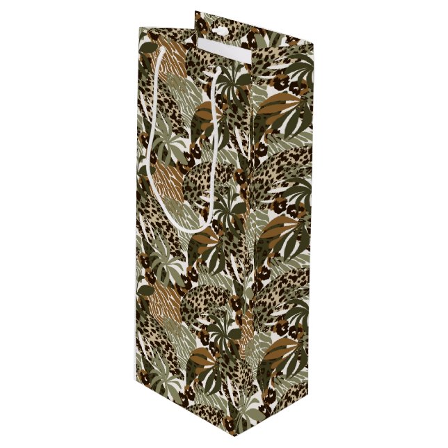 Pour Bouteille Sac cadeau poster de animal (Devant Angle)