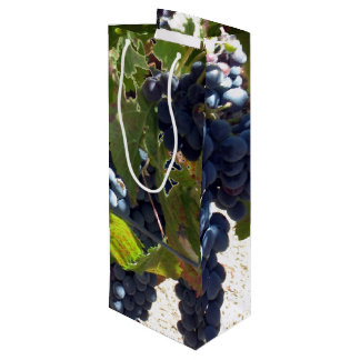 Pour Bouteille Sac cadeau - Raisins sur la vigne
