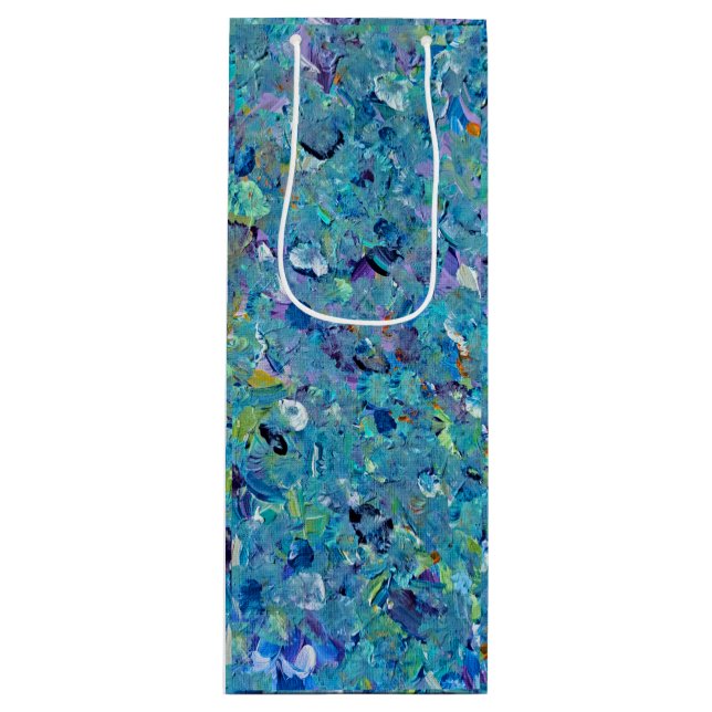 Pour Bouteille Sac cadeau Santorini Seaglass (Devant)