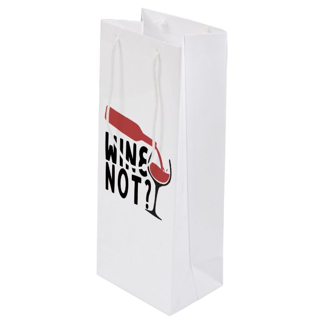 Pour Bouteille sac cadeau vin (Devant Angle)