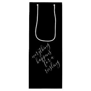 Pour Bouteille Sac Cadeau Vin Drôle de Vin Noir Pun