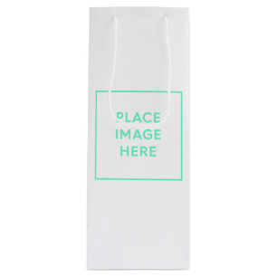 Pour Bouteille Sac cadeau - Vin, Glossy