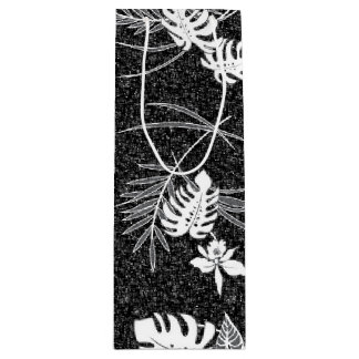 Pour Bouteille Sac cadeau vintage Aloha | Lau Barkcloth Black