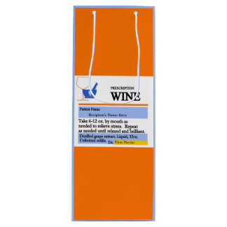 Pour Bouteille Sac drôle de cadeau de vin de prescription