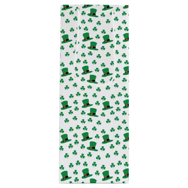 Pour Bouteille Végétal Irlandais Clovers et sac cadeau Casquette (Devant)