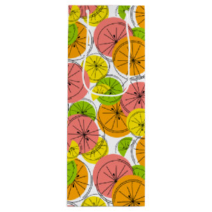 Pour Bouteille Vin de sac cadeau Citrus
